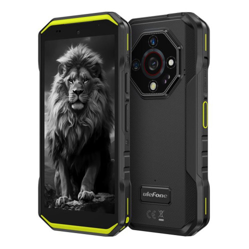  Ulefone Armor X32 Pro 5G, 8 Go + 256 Go, vision nocturne, téléphone robuste IP68/IP69K, écran 5,65 pouces, Android 14, MediaTek Dimensity 6300 Octa Core, réseau : 5G, NFC, OTG (vert) SU863G588-09